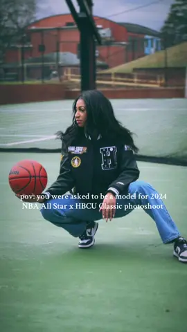 just now posting, whew chile give me grace 😭🫶🏽 #nbaallstar #allstarweekend #nbaallstar2024 #atlmodel #model #hbcu #photoshoot #modeling 