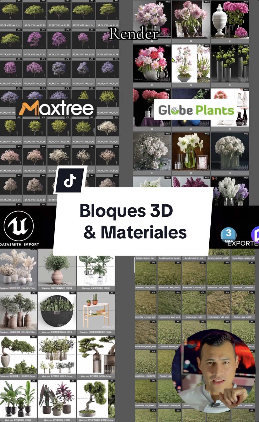 “¿Dónde encontrar bloques 3D GRATIS de alta calidad? ¡Te lo cuento aquí!” 👷🏻‍♂️🌱 #Render #Cgi #3drendering #arquitectura #vray #coronarender #architecturestudent #D5 #unrealengine 