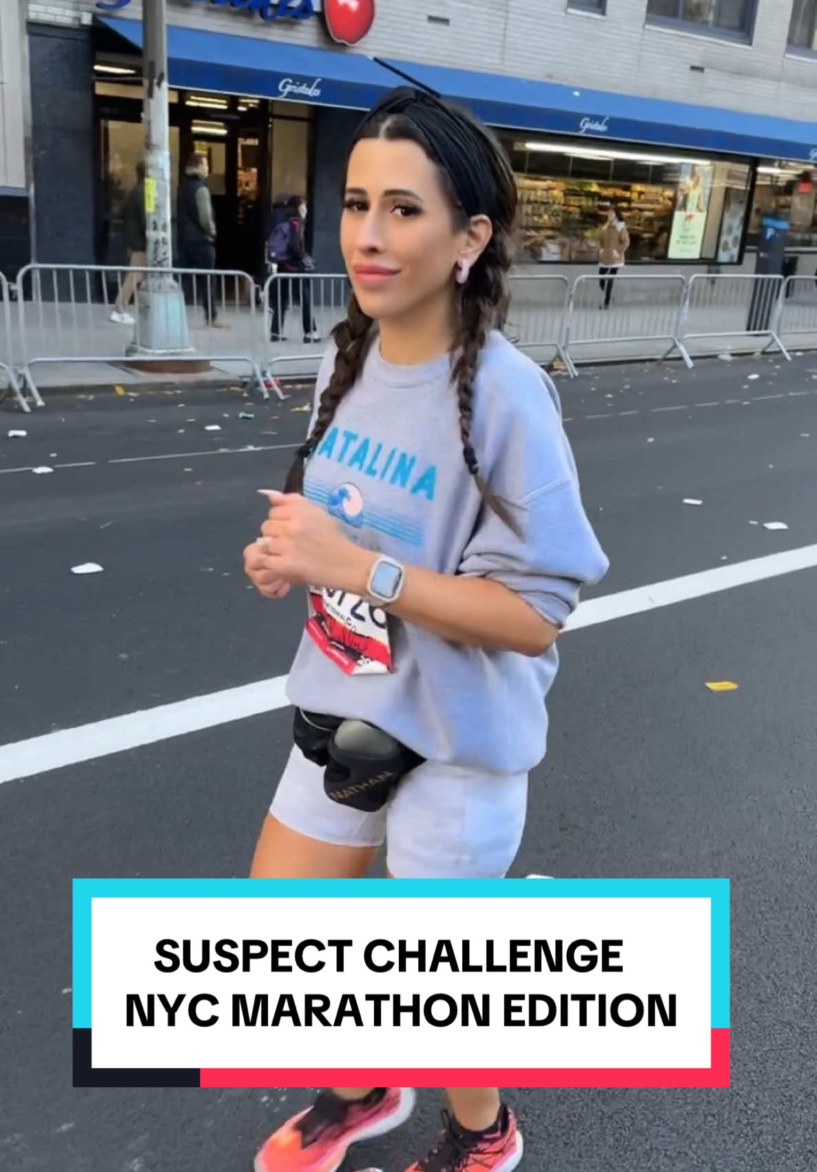 Suspect trend NYC Marathon edition! #suspect #nycmarathon #suspectchallenge #nymarathon #marathon #nycmarathon2024 #Running #marathontiktok #fyp #couple #coupletrend #nyc @NickPannitto 