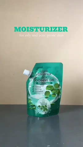 this is perfect for oily and acne prone skin!🤗 #fyp #luxeorganixph #cicasoothinggel #moisturizer #skincare 