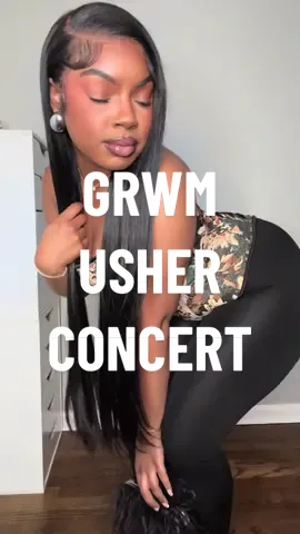 grwm: usher concert 💕 (i hate this angle but yall gone get this look) ALL LINKS IN MY LTK 🎀 #fyp #fypシ #usher #usherconcert #grwm #grwmconcert #concertoutfit #concerts 
