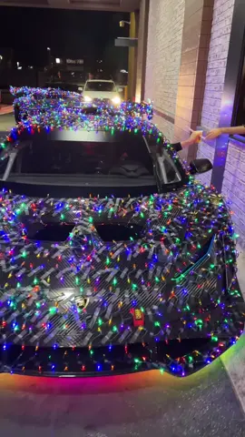 Christmas light sport cars  #Christmas #ChristmasLights #Cars #CarsFyp 