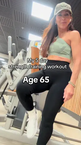 Target different muscle groups each day. Track reps and weights to measure improvement. #workoutroutine #strengthtraining #Fitness #workout #fitwomen #fitat60 #gym #foryou 
