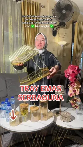mewah sekali rak multifungsinya mam 😍 keranjang susun emasnya berbahan stainless dan berat. Lagi diskon mom langsung co biar kebagian😍🛒✅‼️ #promoguncang1111 #keranjangserbaguna 