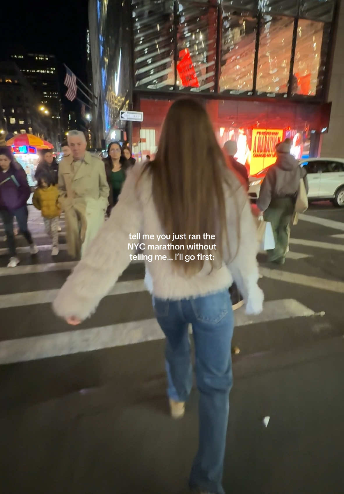 walked 54,000 steps yesterday 🫠 my hip was extremely tight after i finished but i feel like walking so much after actually helped it!! #nycmarathon #marathonrunner #nyc #runner #raceday #worldmajormarathon #relatable #runnerthings 