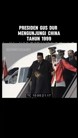 Presiden Gus Dur mengunjungi China  Beijing - 31 Mei 1999 #gusdur #presiden #menolaklupa #kerjasama #munculberanda 
