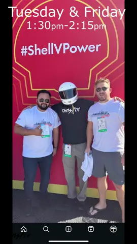 Heading to #SEMA Show 2024?  Stop by the Shell #VPower booth to say hello and grab one of my signed DriftStang posters or some of my free merch outside of the Shell Booth #80001. Plus, I’ve got an exciting announcement that will help you save on gas, because who doesn’t like to save money? Meet and Greet date/ and times: Tuesday 11/5 from 1:30pm to 2:15pm Friday11/8 from 1:30pm to 2:15pm #ShellPartner #ChrisFix