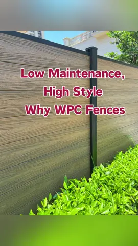 Low Maintenance, High Style – Why WPC Fences #wpcfence #wpcfencing #gardenfence #fencedesign #wpcmanufacture#fencefactory#wpc #fencebuild #homebuilding #fencebuilder