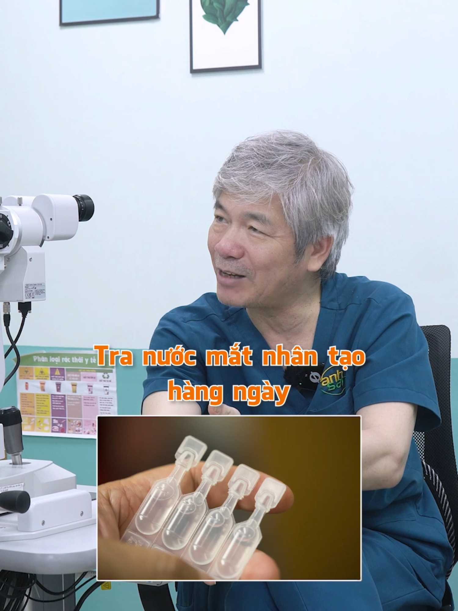 Nhiều bn tìm đến bs với tình trạng khô mắt, bs vẫn luôn khuyên không nên nhỏ bất kì loại thuốc nào ngoài nước mắt nhân tạo kết hợp với chườm ấm tuỳ vào tình trạng  #dryeye #khomat #drbuitienhung #bschuyenkhoamat