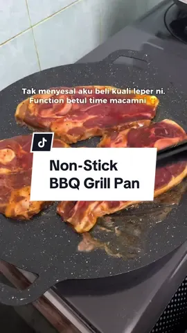 Sekarang nak bakar kambing perap dah senang. Atas dapur pun boleh. Yang penting ada grill pan ni. 😍 Senang nak guna dan tak melekat. Wajib ada satu kat rumah. #grillpan #grillpanmurah #pangrill #kualileper #grillpannonstick #kualileperviral #kualilepernonstick #kualilepermurah #fyp #fypシ 