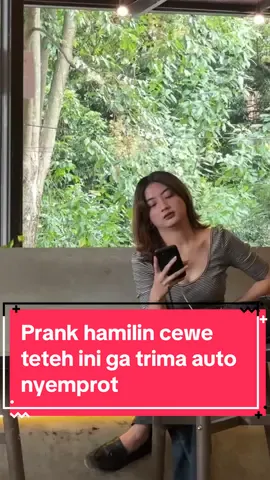 Prank halimin cewe depan teteh ini kena semprot