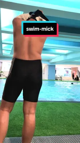 swim-mick (swimming kebanyakan gimmick) 🏊🏻 #swimming #swim #swimwear #swimingpool #berenang 