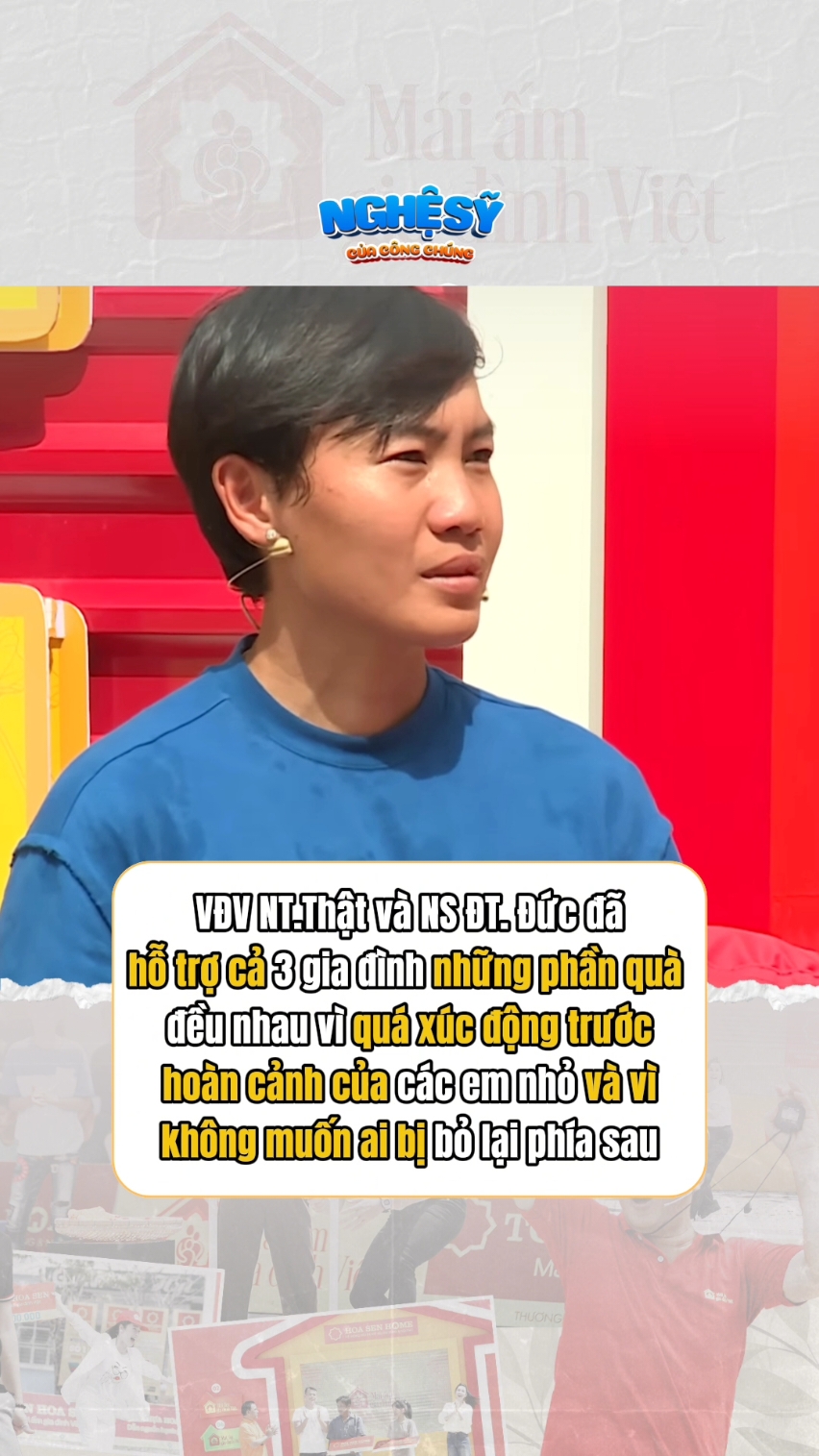 Cảm ơn Vận động viên Nguyễn Thị Thật và Nhạc sĩ Đông Thiên Đức đã hỗ trợ những phần quà vô cùng ý nghĩa cho gia đình của 3 em nhỏ có hoàn cảnh khó khăn #maiamgiadinhviet #nghesycuacongchung #tiktokgiaitri #hoasenhome #hoasengroup #tapdoanhoasen #mcquyenlinh #quyenlinh #nguyenthithat #dongthienduc