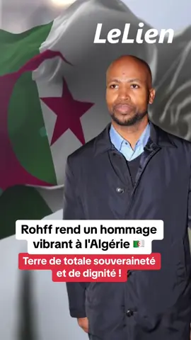 Rohff rend un hommage vibrant à l'Algérie, terre de totale souveraineté et de dignité !    #viral #foryou #videoviral #الجزائر🇩🇿 #fyp #الجزائر #algerian🇩🇿 #algeria #foryo #algerie #reel #poutoi #france #paris #algerienne #marseille #lyon #alger #جزائر #جزائرية #المغرب🇲🇦تونس🇹🇳الجزائر🇩🇿 #المغرب #maroc  