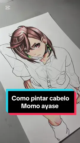 Como pintar cabelo de anime com lapis de cor  Nesse video te ensino pintar de forma facil e com poucos lapis de cor o cabelo da Momo Ayase do anime DanDaDan #desenho #anime #dandadan #fyp #arte #tutorial #dandadananime #animedrawing 
