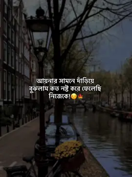 আয়নার সামনে দাঁড়িয়ে  বুঝলাম কতনষ্ট করে ফেলেছি  নিজেকে!☺️🍁#fyp #foryou #trending #standwithkashmir #bdtiktokofficial🌸🦋 