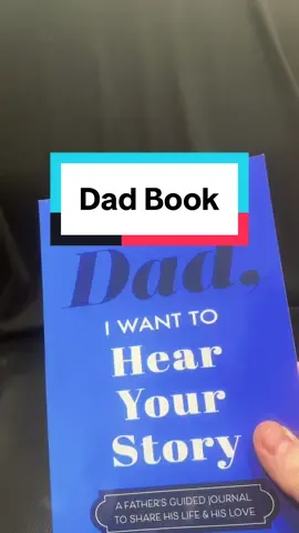 Dad hear my story book #flashsale #falldealsforyou #tiktokshophollidayhaul #dadbook #memories 