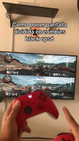 Como poner pantalla dividida en zombies black ops 6 #blackops6 #zombies #xbox #consolas #pc #tips 