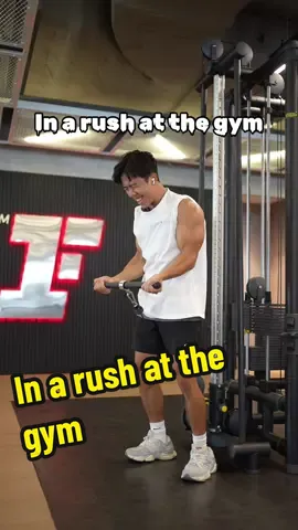 If you’re in a rush at the gym but still want as good of a workout as you can have, cut the # of sets and keep the intensity high, this is where intensity techniques can come in handy to push beyond failure. #fyp #Fitness #gym #bodybuilding 