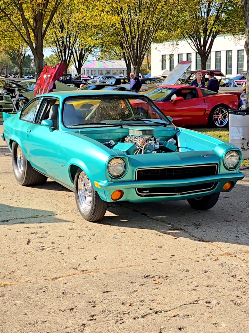 1972 Chevrolet Vega Classic Car Drive By Engine Sound Packard Proving Grounds Fall Open House 2024