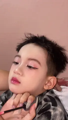 Make cúp cho cháu trai 5t #makeup #bienhinh #capcut 