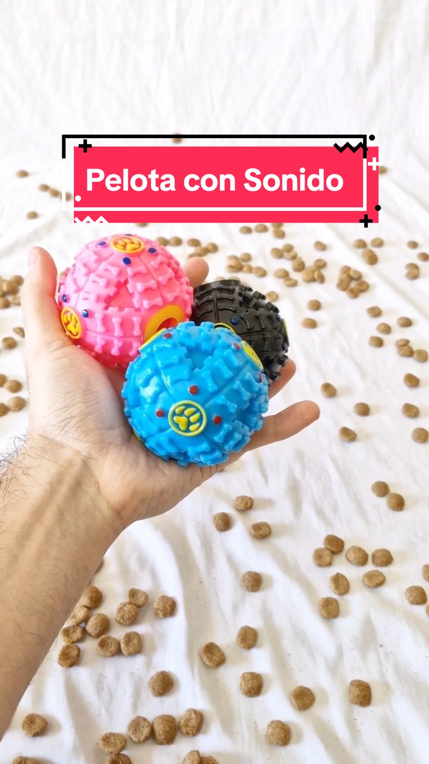 ¡Divertite con tu mascota! Nuestra pelota rellenable con sonido es perfecta para horas de diversión y estimulación. Mantené a tu mascota feliz y saludable #PelotaRellenable #MascotasFelices #JuguetesParaMascotas #diversionsaludable 