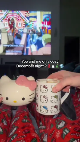 Get yours link in bio 🎄❄️ #hellokitty #matchingoutfits #christmas #pajamas #cozyathome #wintervibes #couple 