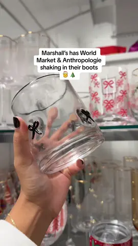 @Marshalls holiday cups for less 🎄 #worldmarket #anthropologie #holidaydecor #christmasdecor 