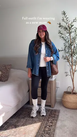 Fall outfit I’m wearing as a new mom in her 30s 🍂 Outfit details always on my l t k page or shop my 🤎 #momstyle #falloutfitideas #sahm #mominher30s #momlife #fallfashion #falltrends #fallvibes #fallaesthetic #leggingsoutfit #fallseason #falltime #autumn #autumnvibes #autumnvibes 