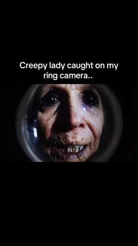 Creepy lady caught on my ring camera.. #fyp #creepy #scary #ringdoorbell #ringcamera #haunted 