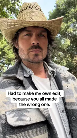 Imagine making an edit, and its not @Paul Wesley ???????