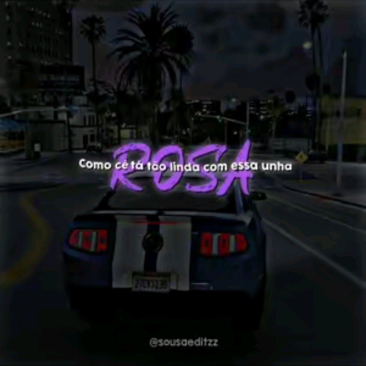 como cê tá tão linda com essa unha rosa... .... ... .... #mccharada #defrentepromar #tipografia #fyp 