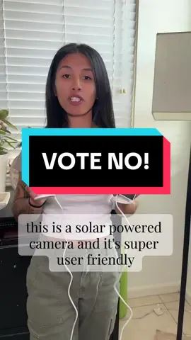 I vote No on just getting one camera YOU NEED 2 at this price $29.99 + free shipping. The picture is great and the motion on here amazes me that there is no LAG! And you dont have to recharge set the solar panel out and your set.  #tiktokshop #deals #giftideas #blackfriday #security #securitycamera #solar 