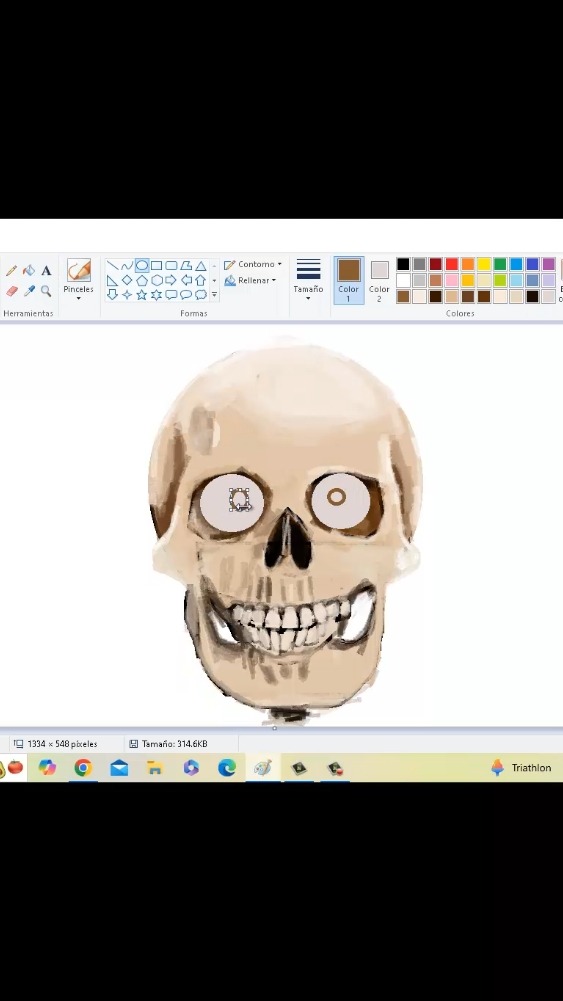 ART anatomy #art #microsoftpaint #anatomy #skeleton 
