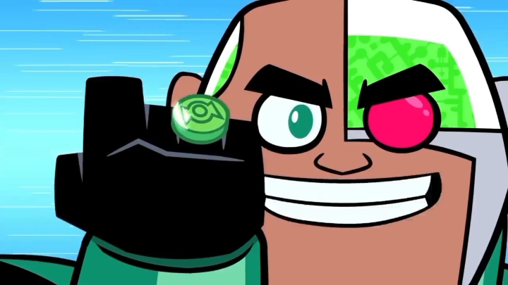 O Anel do Lanterna Verde no Ciborgue. #teentitans #cartoonnetwork #desenhosanimados #fyp #fy 