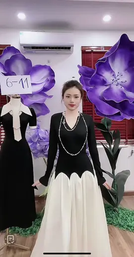 Váy liền dài tay dáng dài xoè phối màu đẹp #minhmia #thinhhanh #thinhhanhtiktok #vaylien #vaylienthan #dam #damlien #vayxoe #vaydangdai #vayxinh #vayphoimau #vayditiec #vaydicuoi #vaydichoi #damditiec #damcuoi #damdichoi #macdepcungtiktok #trend #outfit #thoitrangnu 