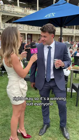 tradie winning suit #fyp #melbournecup 