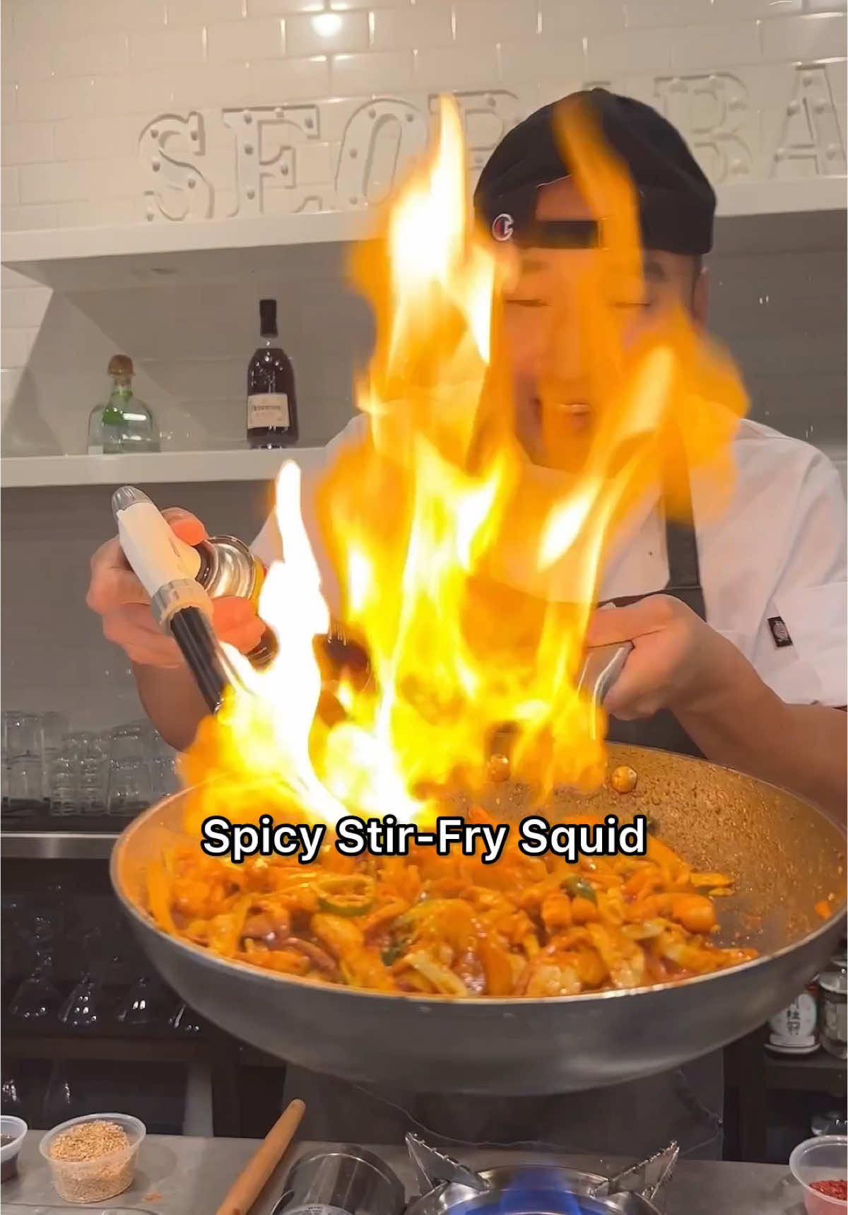 This Spicy Stir-Fry Squid Will Blow Your Mind! 🌶🔥 Can You Handle It?  #koreanfood #hmart #kseafood 