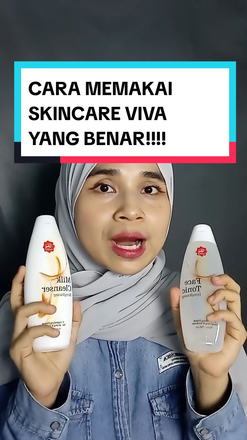 cara memakai Viva milk cleanser dan Viva face tonic yang baik dan benar!!! jangan sampe salah/terbalik ya memakai skincare Viva ini. step pertama kalian bisa pakai Viva milk cleanser terlebih dahulu untuk membersihkan makeup/kotoran pada wajah.step kedua mencuci wajah dengan facial wash,step ketiga memakai face tonik,setelah itu bisa pakai Skincare  lain seperti pelembab,dan sunscreen#vivamilkcleanser #vivafacetonic #viva #caramemakaiskincareviva #kulitkering#kulitkusam#fyp
