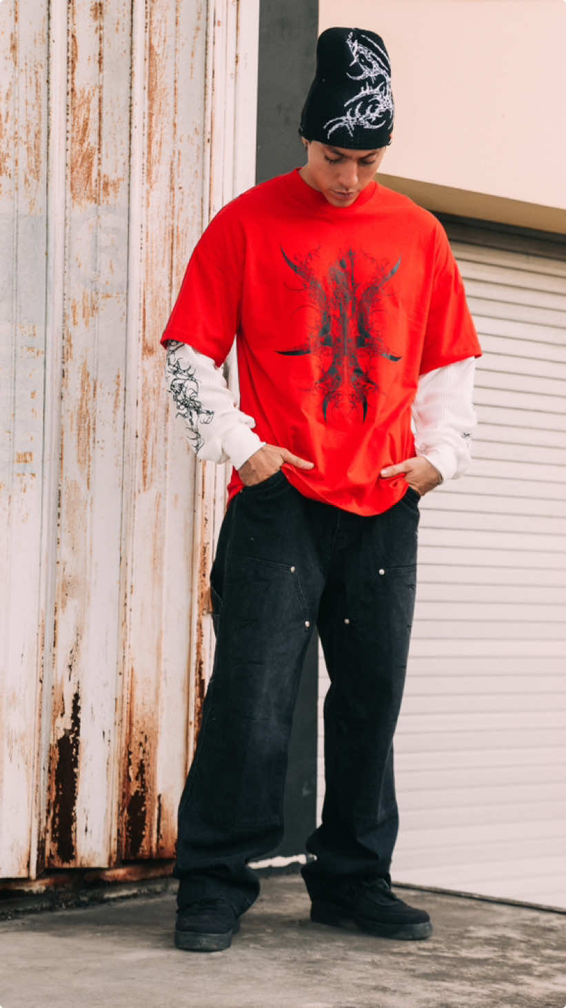 LONGSLEEVE DOUBLE LAYER WAFFLE SLEEVE  #yikesallday #doublelayer #longsleeve 