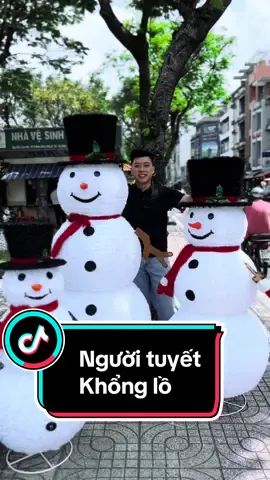 Combo 3 người tuyết khổng lồ nhà em đây cả nhà ơi ☃️☃️☃️#xuhuong #decor #giansinh2024 #xuhuongtiktok #noel 
