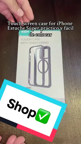 ERS case para iPhone con pantalla tactill | ESR for iPhone 16/15/14/13 Cas#caseparaiphone #case #paratiiiiiiiiiiiiiiiiiiiiiiiiiiiiiii #fry #tiktok #VIRAL 