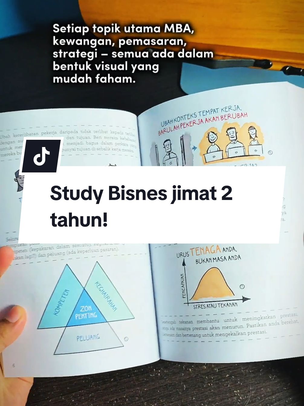 Baca buku ni macam dapat MBA express – tak perlu dua tahun, cukup dua hari! The Visual MBA ni shortcut untuk sesiapa yang nak faham asas perniagaan tanpa buang masa. Dalam satu buku, korang boleh belajar topik penting seperti kewangan, pemasaran, strategi, dan pengurusan – semua dalam bentuk visual yang padat dan mudah hadam. Tak payah pening dengan teori yang panjang, buku ni rangkumkan semuanya secara ringkas dengan sketsa yang jelas. Sama ada korang usahawan baru, profesional, atau nak belajar bisnes tanpa masuk kelas, buku ni pilihan terbaik. Nak MBA express ni? Grab sekarang di beg kuning! #TheVisualMBA #ilmuperniagaan #ilmubisnes #MBA #UsahawanMalaysia