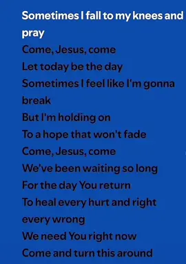 #comejesuscome #christiantiktok #cecewinans #foryourpage #fyp #psalms23 # @Hillsong music 