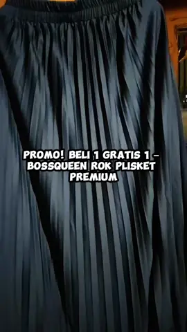 BELI 1 GRATIS 1  BOSSQUEEN ROK PLISKET PREMIUM PANJANG ROK WANITA #racuntiktok #outfit #rok #fypシ゚viral 