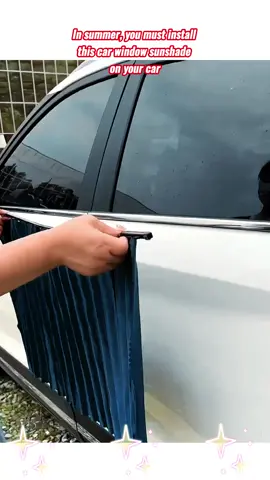 Car magnetic sunshade Magnetic track design, shading, sun protection, heat insulation and privacy protection in the car #tiktokshopcrossborder_seasales #tiktokshopsgsale #fys #goodthing #goodthingshare #fyp #toohot #carsupplies #Carcurtains 