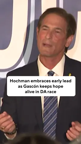 As early election results show Nathan Hochman with an early lead in the DA race, Los Angeles County District Attorney George Gascón was staying hopeful on election night, saying low-propensity voters whose votes are counted later could help him in his bid for reelection. You can keep track of how California voters in the Los Angeles area are deciding on a host of key contests by tapping the link in our bio.