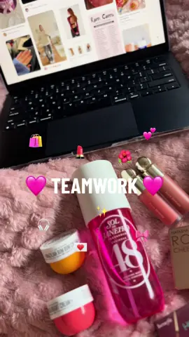 TEAMWORK 🩷 #teamwork #teamworkchallenge #girlssupportgirls #microinfluencers 