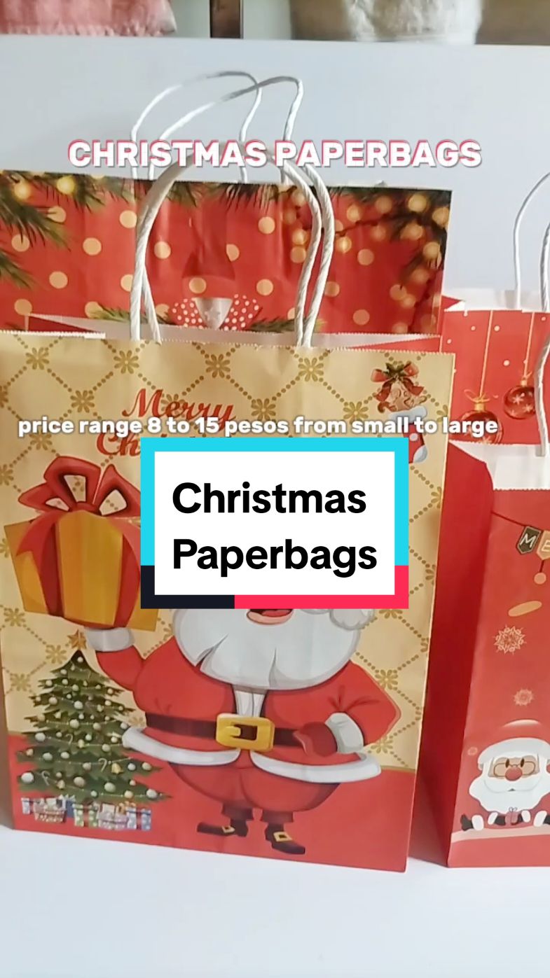 Ang mahal nito kapag sa labas m bibilhin🥰got this for only 8 pesos till 15 pesos Small medium at large size🥰 #paperbags #giftbags #merrychristmas #wrapper #fyp 