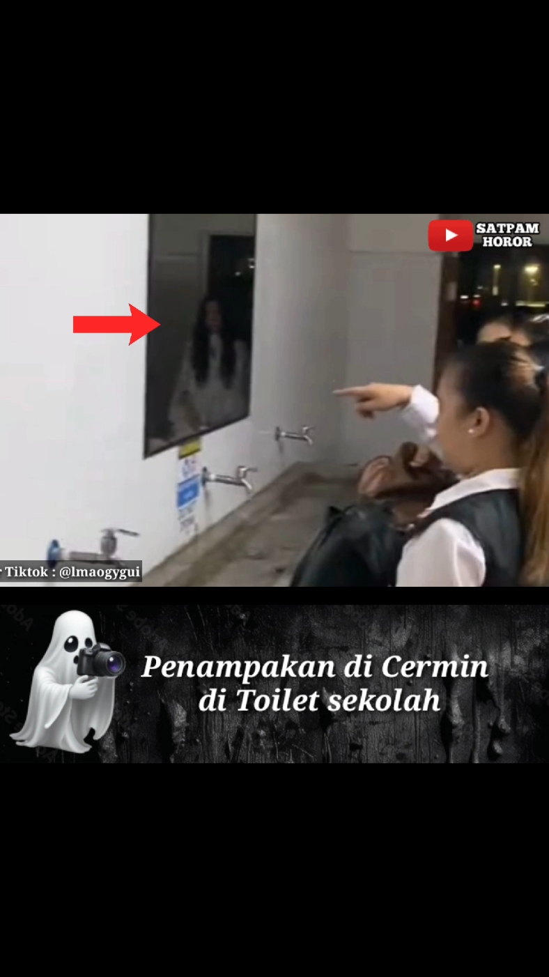 Asli seram sih ini.. #penampakan #hantu #seram #horor #kejadianhoror #tiktokhoror #creepy #satpamhoror 